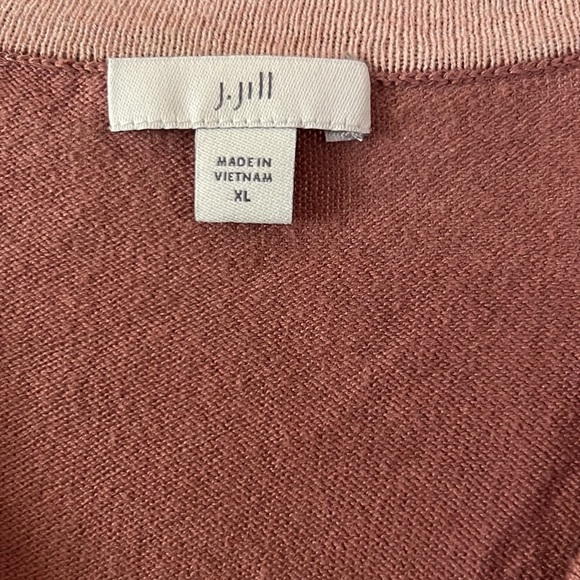 J. Jill Blush color Sweater XL cotton blend - Picture 2 of 3